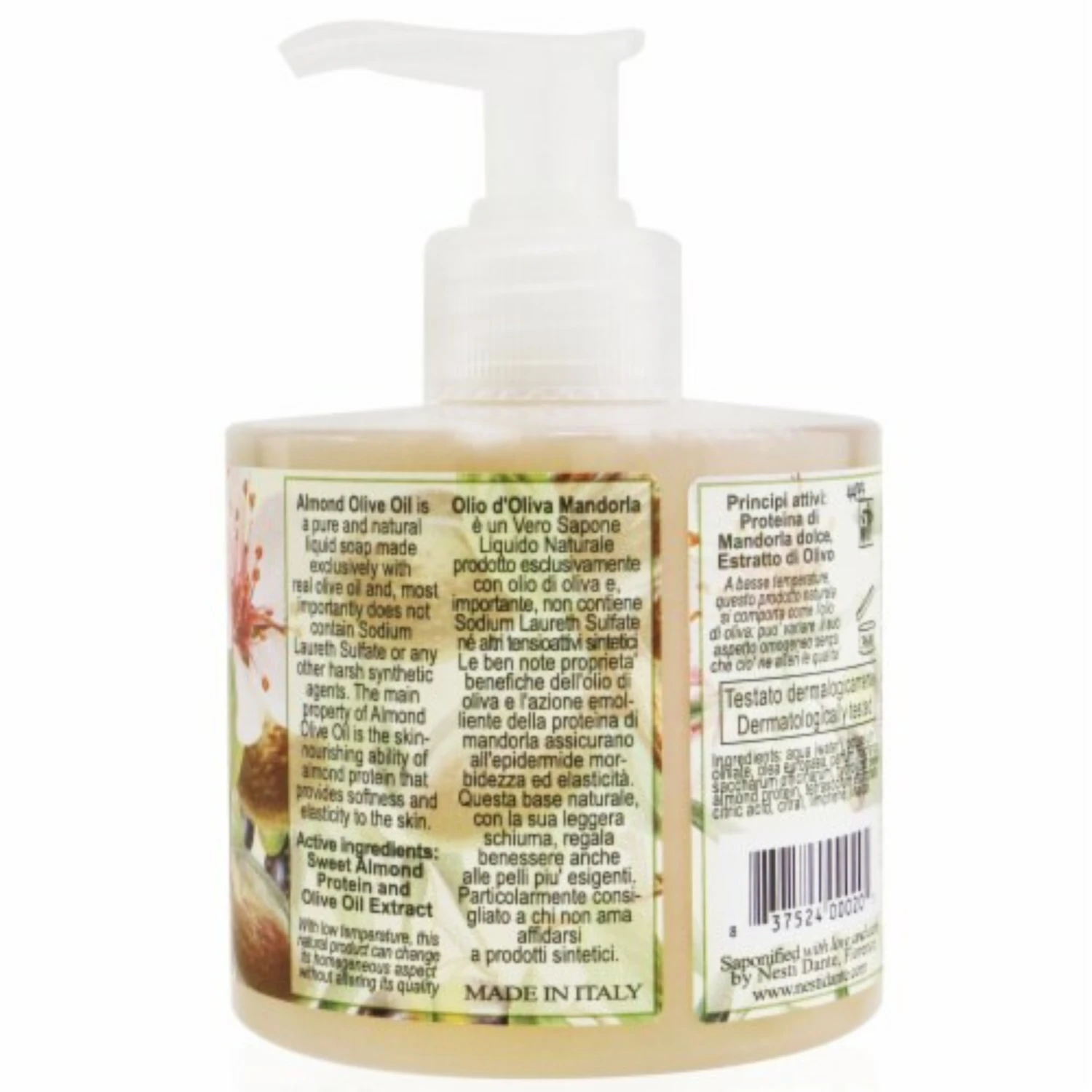 Nesti Dante Almond Olive Oil Hand Gel Liquid Soap (10.2 Fl Oz) #29756 4 Nesti Dante Almond Olive Oil Hand Gel Liquid Soap (10.2 Fl Oz) #29756 - Image 2