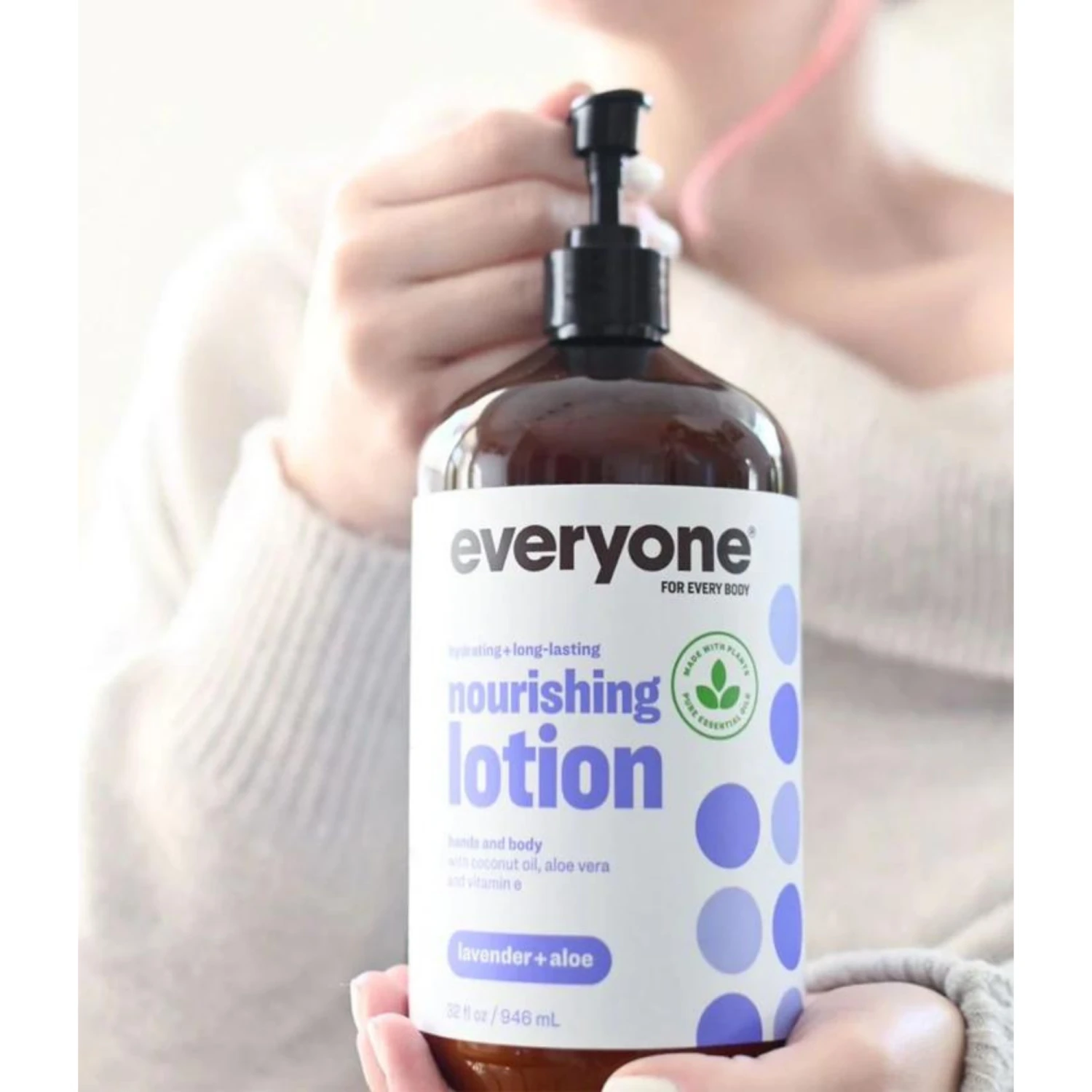 Everyone 3-in-1 Lavender + Aloe Lotion (32 Fl Oz) #10069636 4 Everyone 3-in-1 Lavender + Aloe Lotion (32 Fl Oz) #10069636 - Image 2