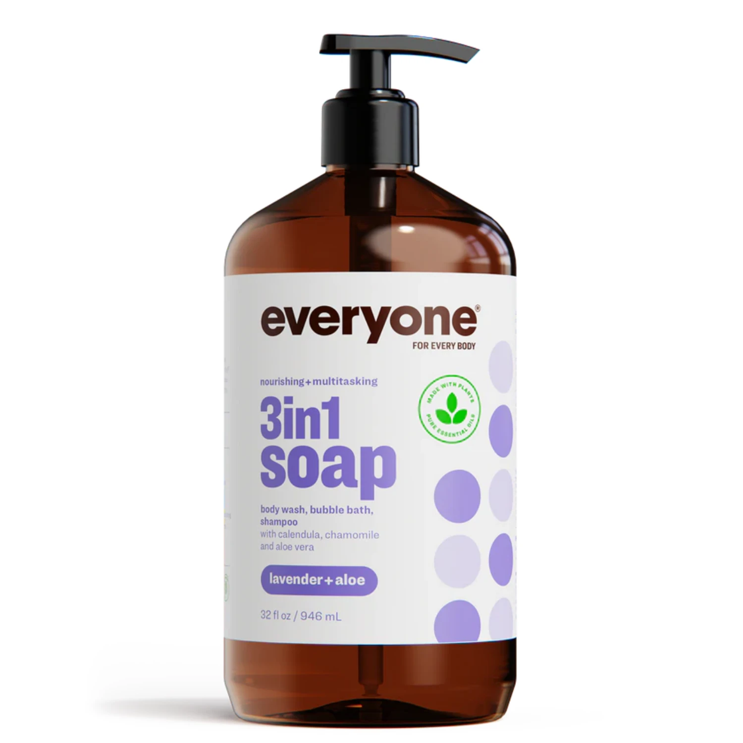 EO Everyone 3-in-1 Lavender + Aloe Soap (32 Fl Oz) #10068580 3 EO Everyone 3-in-1 Lavender + Aloe Soap (32 Fl Oz) #10068580