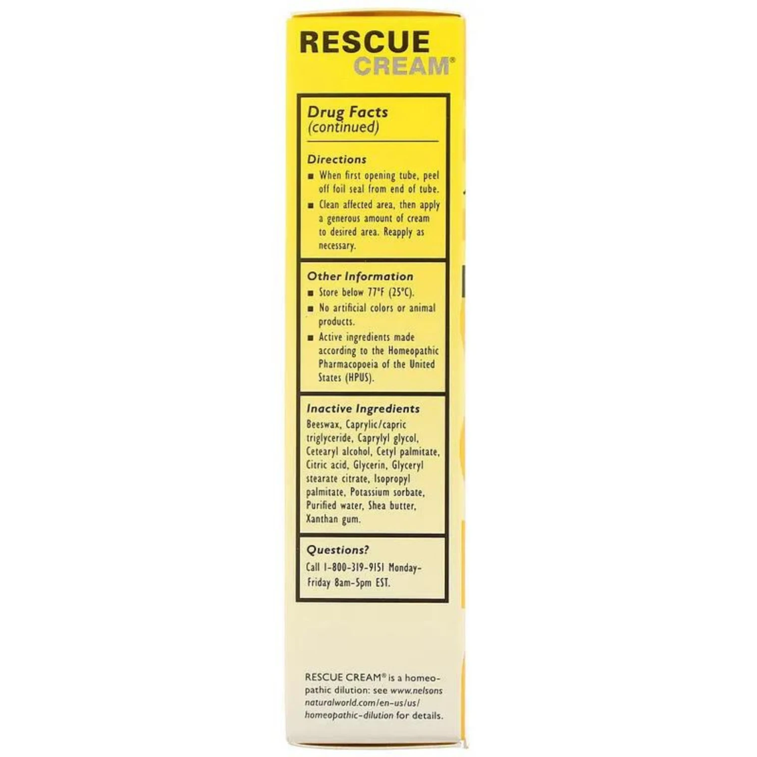 Nelson Bach Rescue Remedy Cream (30 G) #10066229 5 Nelson Bach Rescue Remedy Cream (30 G) #10066229 - Image 3