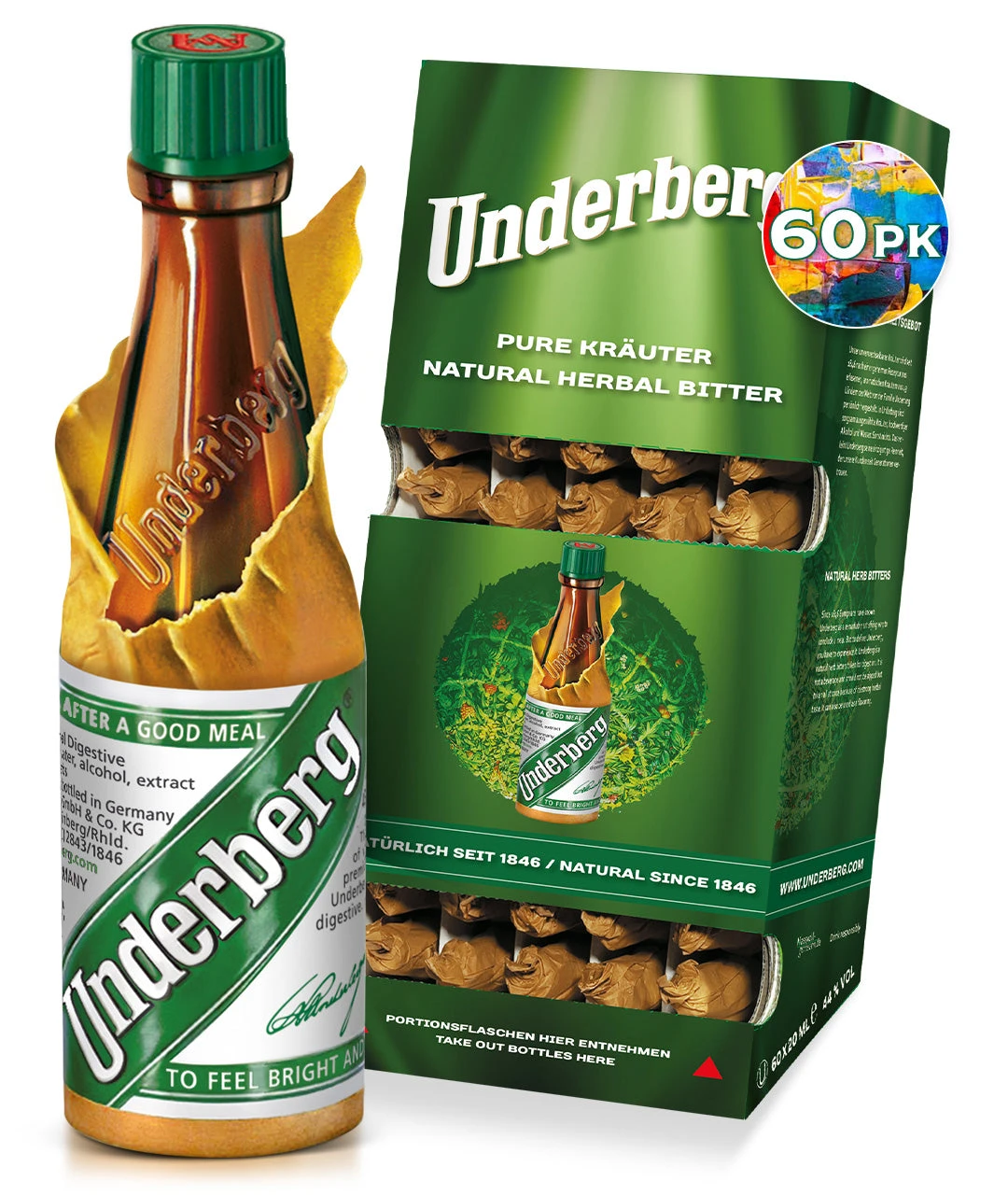 Underberg Underberg 60 Pack (60 Count) #10070265 4 Underberg Underberg 60 Pack (60 Count) #10070265 - Image 2