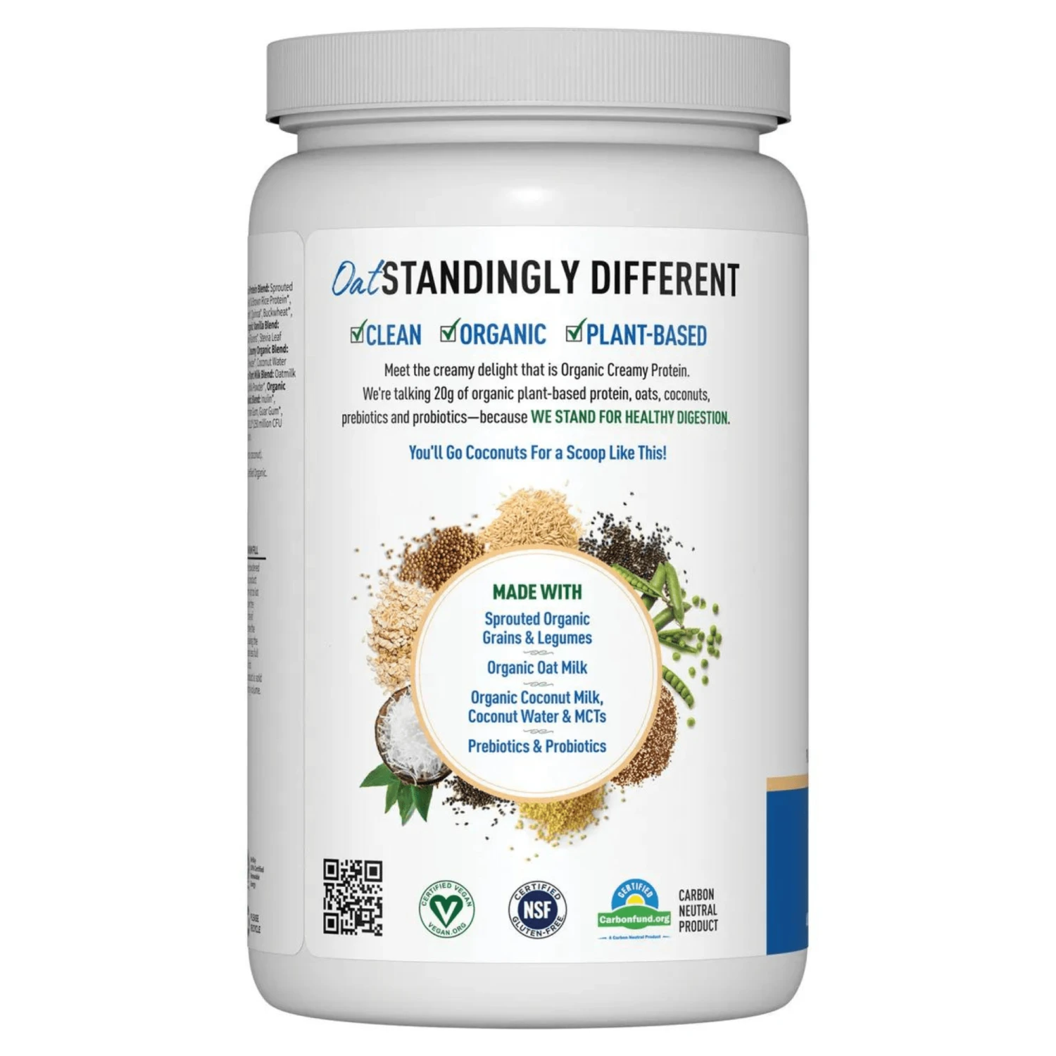 Garden Of Life Organic Creamy Vanilla Cookie Protein Powder (1 Lbs) #10086179 4 Garden Of Life Organic Creamy Vanilla Cookie Protein Powder (1 Lbs) #10086179 - Image 2
