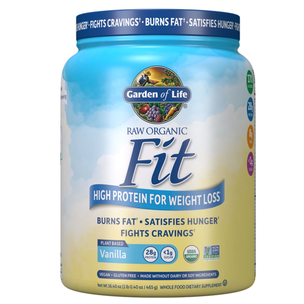 Garden Of Life Vanilla Raw Fit Powder (16.4 Oz) #10073500 3 Garden Of Life Vanilla Raw Fit Powder (16.4 Oz) #10073500