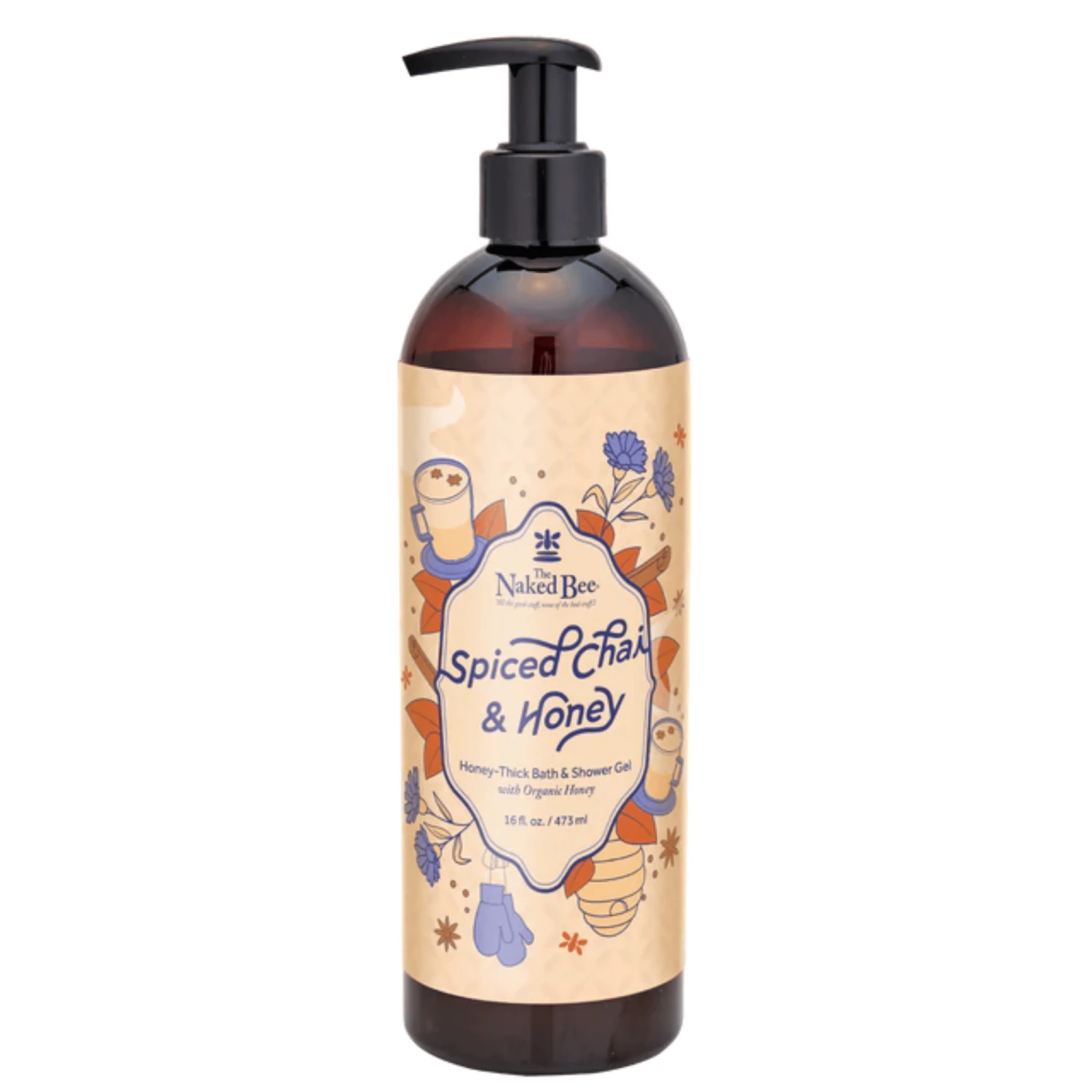 The Naked Bee Spiced Chai & Honey Shower Gel (16 Fl Oz) #10086880 3 The Naked Bee Spiced Chai & Honey Shower Gel (16 Fl Oz) #10086880