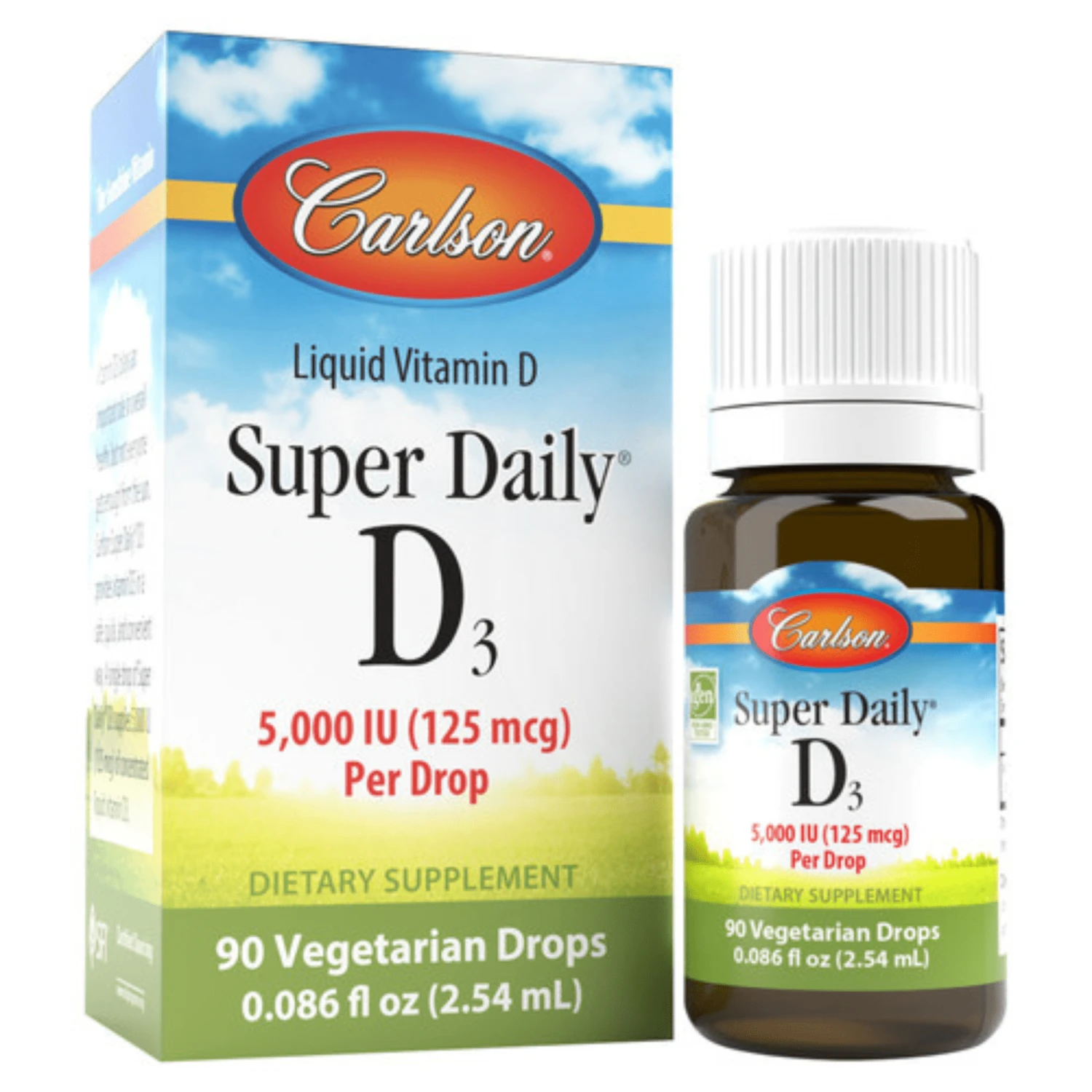 Carlson Super Daily D3 5000 IU Drops (2.54 Ml) #10086885 3 Carlson Super Daily D3 5000 IU Drops (2.54 Ml) #10086885