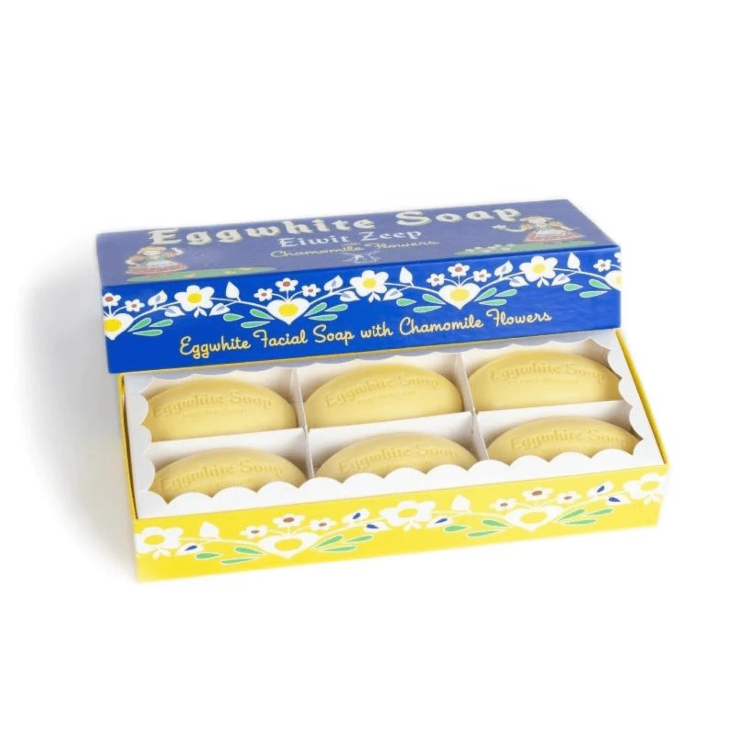 Kala Eggwhite And Chamomile Flower Soap Set (6 Count) #10070293 3 Kala Eggwhite And Chamomile Flower Soap Set (6 Count) #10070293