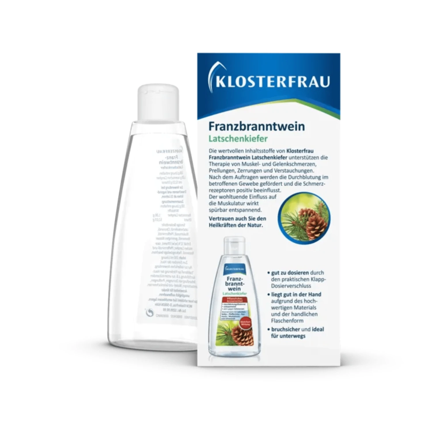 Klosterfrau Franzbranntwein Latschenkiefer (200 Ml) 10066103 4 Klosterfrau Franzbranntwein Latschenkiefer (200 Ml) 10066103 - Image 2