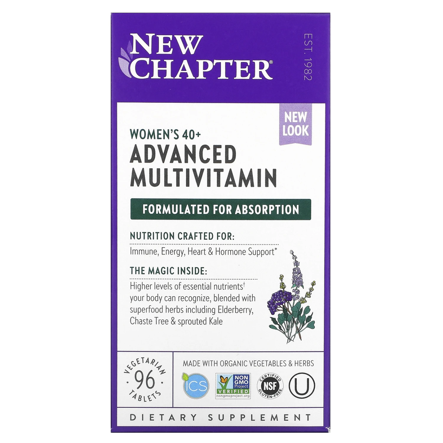 New Chapter Women's 40+ Advanced Multivitamin(96 Count) #10065476 3 New Chapter Women's 40+ Advanced Multivitamin(96 Count) #10065476