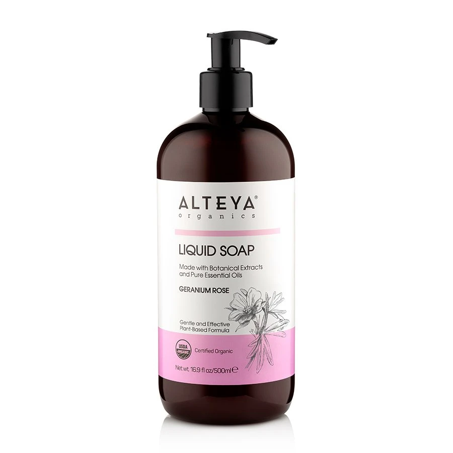 Alteya Organics Geranium Rose Liquid Soap (8.5 Fl Oz) #10074244 3 Alteya Organics Geranium Rose Liquid Soap (8.5 Fl Oz) #10074244
