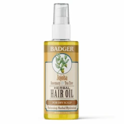 Badger Jojoba Herbal Hair Oil (2 Fl Oz) #10069663