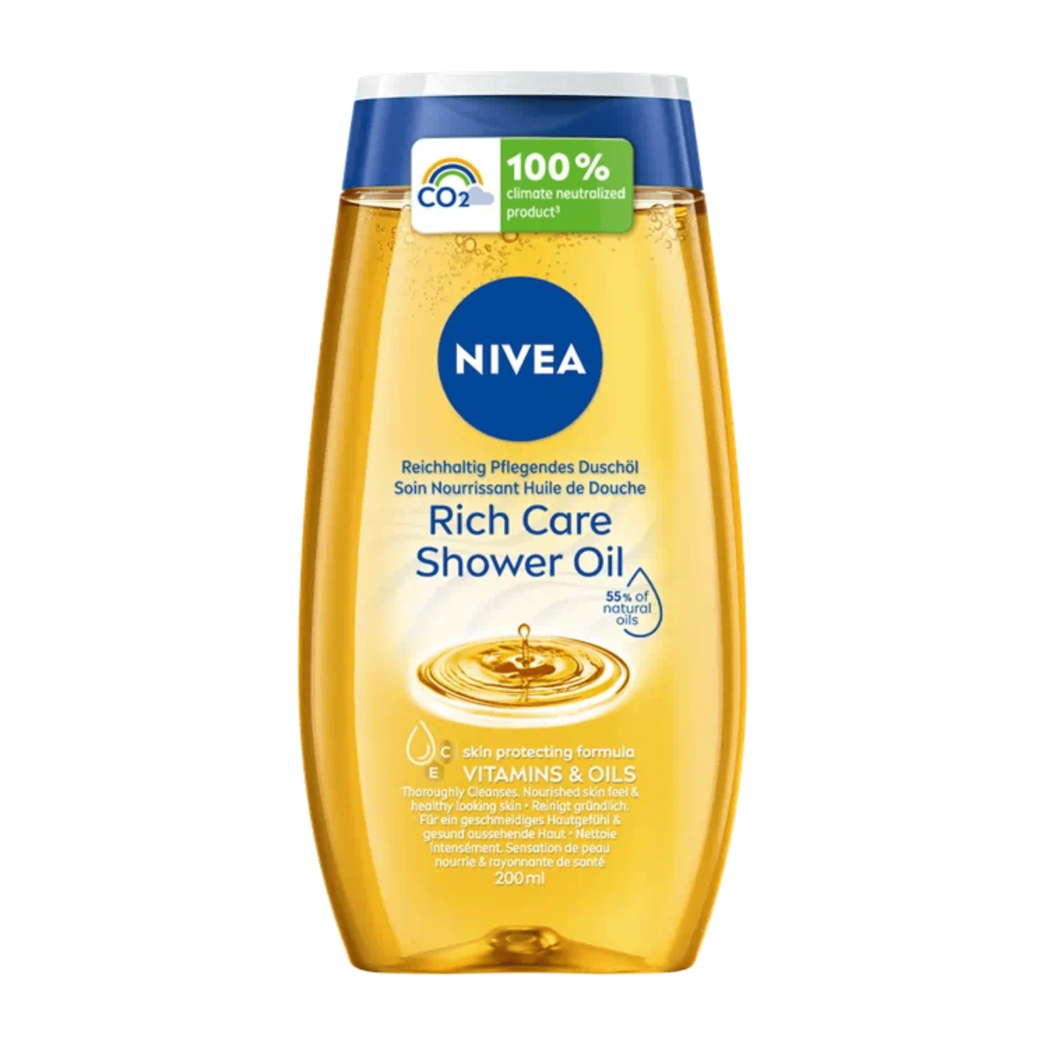 Nivea Rich Care Shower Oil (Duschoel) (200 Ml) 26085 3 Nivea Rich Care Shower Oil (Duschoel) (200 Ml) 26085