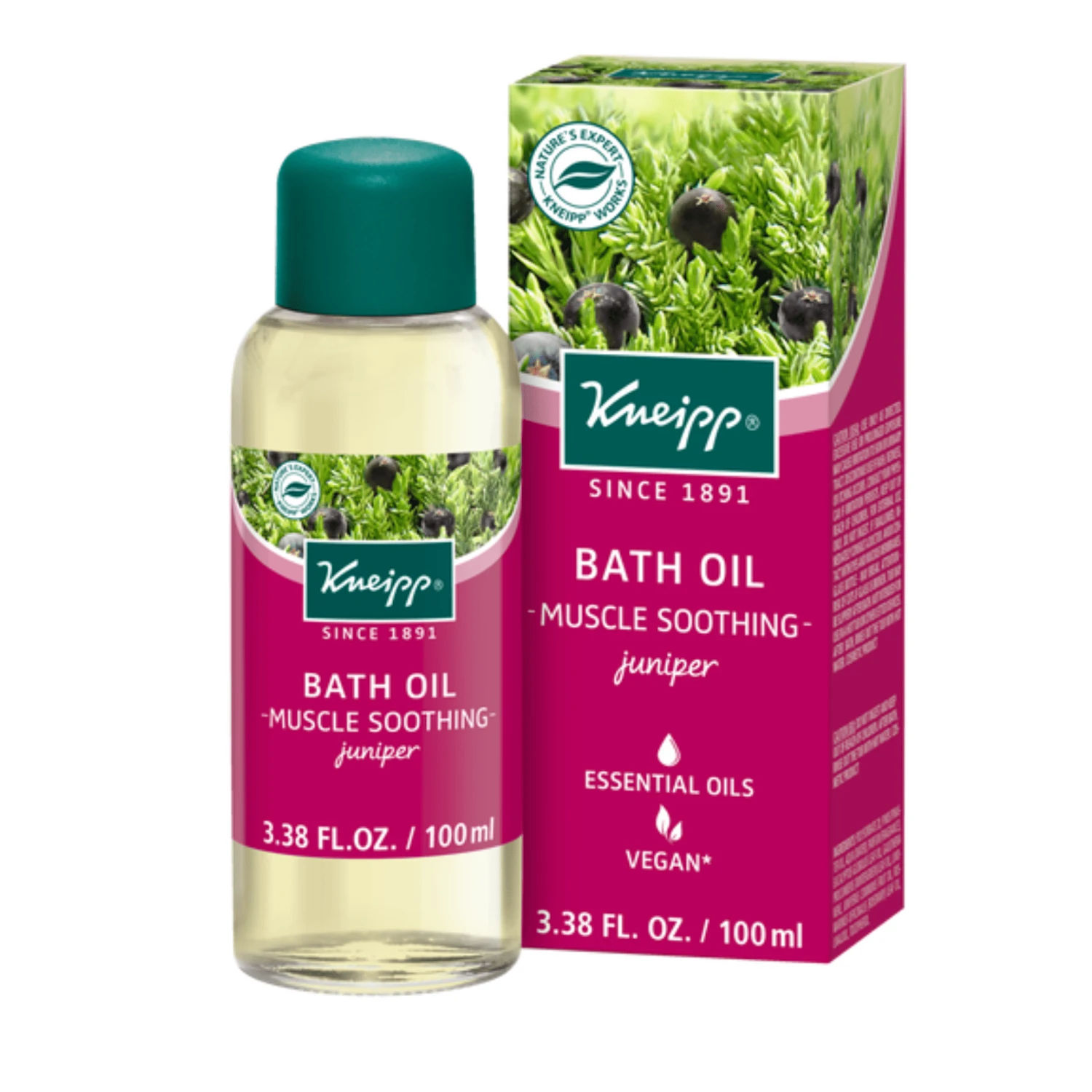 Kneipp Juniper Muscle Soothing Bath Oil (3.38 Fl Oz) #1056 3 Kneipp Juniper Muscle Soothing Bath Oil (3.38 Fl Oz) #1056