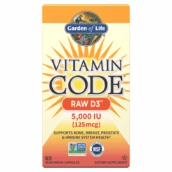 Garden Of Life Vitamin Code Raw D3 5000IU (60 Count) #10071158