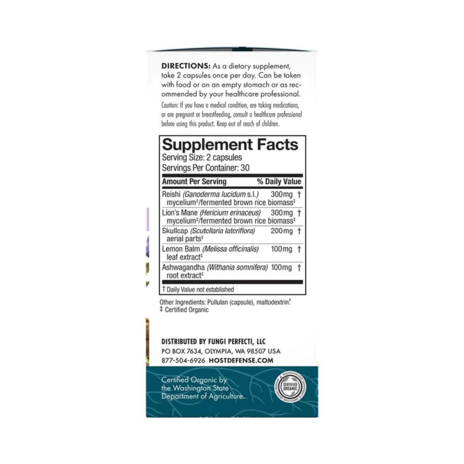 Host Defense Mycobotanicals Stress Decompress Capsules (60 Count) #10086902 5 Host Defense Mycobotanicals Stress Decompress Capsules (60 Count) #10086902 - Image 3