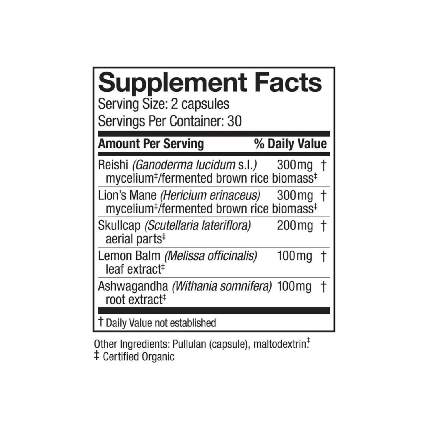Host Defense Mycobotanicals Stress Decompress Capsules (60 Count) #10086902 6 Host Defense Mycobotanicals Stress Decompress Capsules (60 Count) #10086902 - Image 4