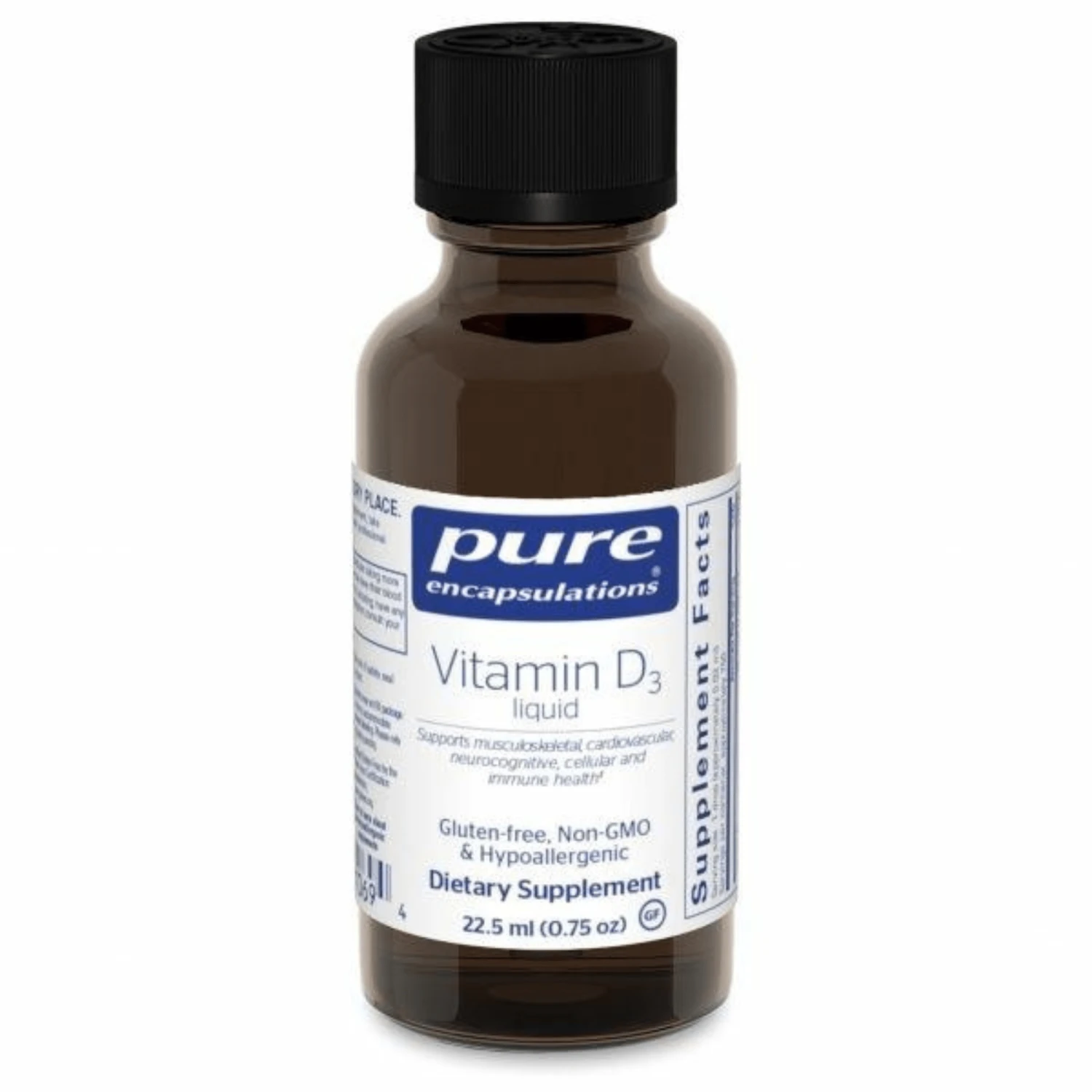 Pure Encapsulations Vitamin D3 Liquid (0.75 Fl Oz) #10086656 3 Pure Encapsulations Vitamin D3 Liquid (0.75 Fl Oz) #10086656
